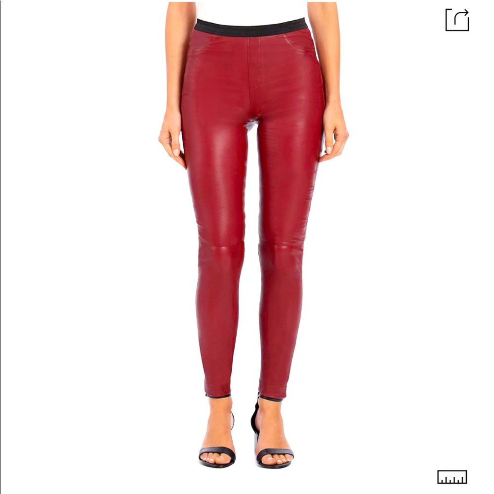 Leather Bagatelle pants